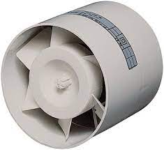 SolárMZ - Ventilateur axial tubulaire DC 97x97x92mm/12V=DC/90m3-h/4W S